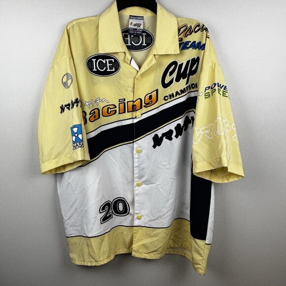 Fox Speed Racing Men’s Large Shirt Bare Champion Shirt Button Up Collection Cup - Picture 2 of 14